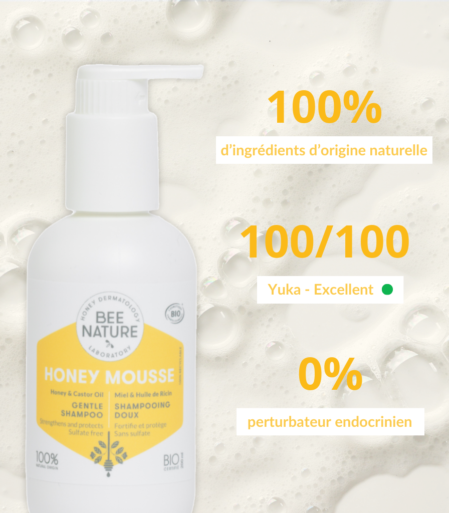 Organic Honey Shampoo - Honey Mousse -  200 ml
